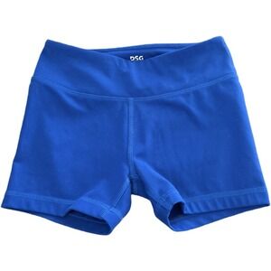 DSG Girls Compression Shorts Blue Size Small (8/9) Athletic Performance Active
